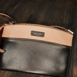 Kate Spade Jeanne Crossbody Bag Black Pink Leather Shoulder bag